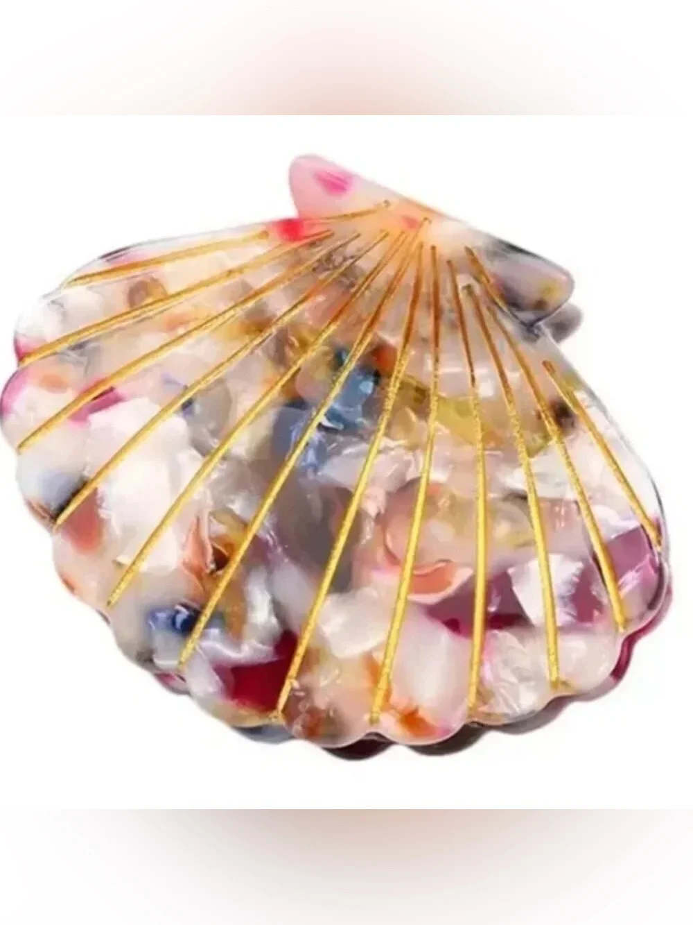 New🌟Anthropologie-Beach Hair Shell Claw Clip